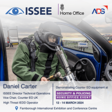 ISSEE Security & Policing 2024 - Live demo of Counter EO equipment by Daniel Carter